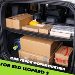 BYD Leopard 5에 맞는 자동차 트렁크 커버 고품질 수정 된 파티션 보드 스토리지 랙 업그레이드 부품