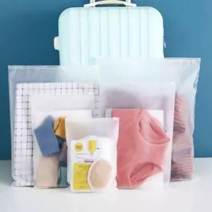 지퍼팩 반투명 여행 소분 정리 지퍼백 파우치 대형
