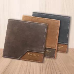 심플한 클래식 빈티지 넉넉한 수납 남성용 반지갑