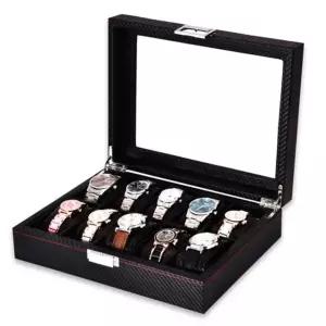 [모두쇼핑]고급시계박스 (10구) 시계보관함 와치와인더 시계케이스 시계정리함 시계보관 시계함