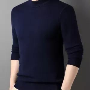 남성 겨울 반폴라 니트 터틀넥 목티 부드러운 목폴라