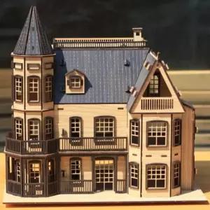 [모두쇼핑]3D나무입체퍼즐 Laurel Town Home Black 목재퍼즐 목재모형 입체퍼즐 목재입체퍼즐 나무입체퍼즐