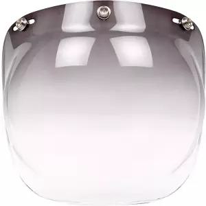 3스냅 오픈 페이스 헬멧용 첸 유에 버블 그라데이션 쉴드연기