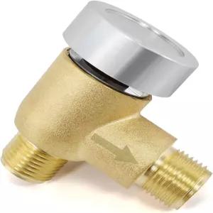 윤질링 RV 진공 차단기 체크 밸브 트레일러 황동 탱크 밸브의 개선 누수 블랙 교체 캠핑카 담수 차단기로