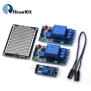 눈빗방울 감지 센서 모듈 Arduino DIY 키트 5V12V 릴레이 제어 용 비 날씨 습도