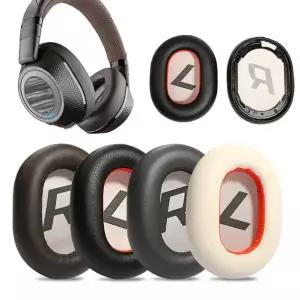 Plantronics Backbeat Pro 2 SE Voyager 8200UC 헤드폰 액세서리 용 버클 폼 스폰지가있는 귀마개 이어 패
