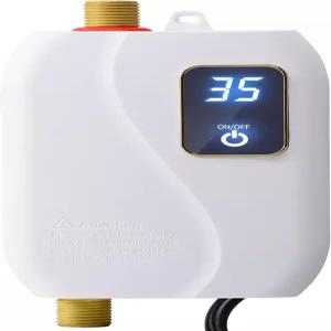 탱크리스 온수기 전기 3000W 110V 언더 욕실용 싱크 미니 흰색 온디맨드 RV 주방 즉석