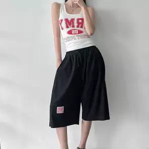 [신상오픈런]여자 트레이닝 밴딩 칠부 버뮤다 미니포켓 반바지 (35830246)