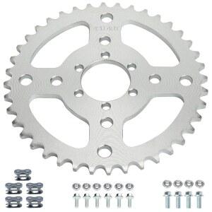 콜먼 BT200X CT200U-EX CT200U CT100U CC100X 바하 두들버그 DB30 트레일마스터 MB200 MMB80 MMB105 미니 자전거 프레데터 212 196cc 엔진 부품을 위한 CILOYU 40 Tooth Sprocket 420 체인 40mm 보어 교체