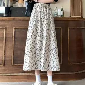 [신상오픈런]잔꽃치마 월남 에이라인 밴딩 롱스커트 살랑 (30491371)