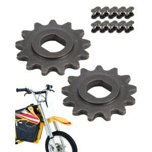 면도기 MX650/500, SX500 더트 로켓 자전거, RSF650, MY1020 모터 전기 스쿠터 미니 자전거 Go 카트용 NACORE MX650 13T 스프로킷 및 25H 체인 마스터 링크 번들