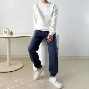 남자바지 슬림 빅사이즈 9부 7부 선물 밴딩반바지 청