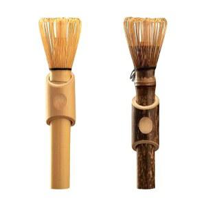 차센 말차차선 차선 말차솔 액세서리 핸드컬 예식 차 긴 브러시 거품기 파우더 달린 손잡이가 식 말차 도구 대나무