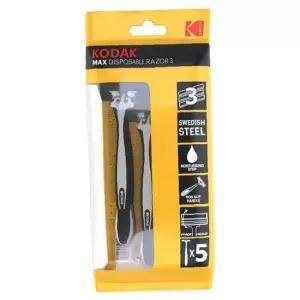 5개입 3중날 면도기 맥스3 일회용 코닥