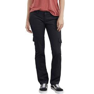 디키스 여성 스트레치 트윌 스트레이트 레그 카고 팬츠