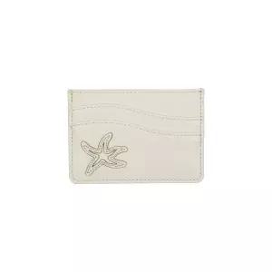 THE COLDEST MOMENT TCM starfish stitch card wallet ivory 25092208 419653