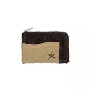 THE COLDEST MOMENT TCM waffle card wallet brown 25092207 419656