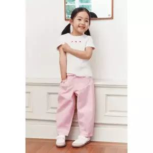 [국내배송] 자라 ZARA 컷아웃 하트 리브드 티셔츠 - 스크래치 화이트 970381