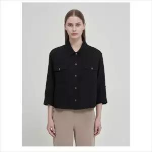 올리비아로렌 HC04 스탠카라 크롭 자켓  VVCFU5M4271