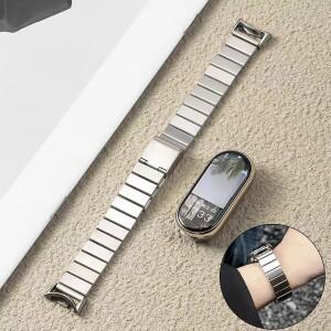 샤오미 밴드10 9 8 스테인리스 스틸 스트랩 메탈 손목밴드 미밴드 9-8프로 시계 교체용 팔찌 레드미 워치 6