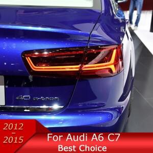 LED 자동차 미등 어셈블리 업그레이드  구성 블링크 신호 램프 도구 액세서리 A6 2012- S6 C7