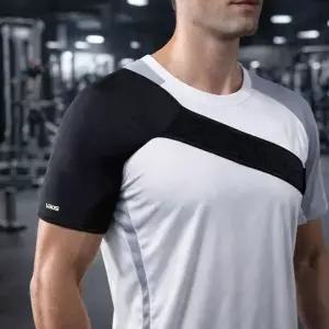 헬스어깨보호대 웨이트트레이닝 스포츠 운동용 근육 보호대 고정 지지대