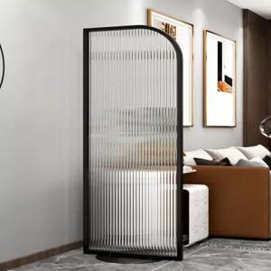 유리 가림막 거실 파티션 칸막이 불투명 가벽 주방