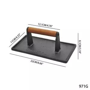 버거프레스 주물 누르개 파니니 구이팬 스테이크 누름판