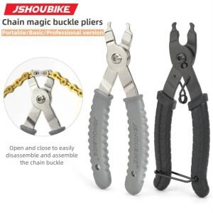 JSHOUIKE MTB로드 자전거 체인 연결 버클 플라이어 퀵 릴리즈 매직 링크 게이지 캘리퍼스 휴대용내구성 도