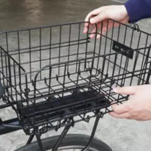 바구니 짐받이 프레임 후면 자전거짐받이 수납 자전거장비