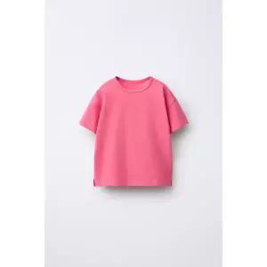 [국내배송] 자라 ZARA 플레인 티셔츠 - 레드 코랄 938760