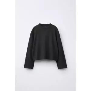 [국내배송] 자라 ZARA 소프트 터치 티셔츠 - 콜 그레이 938067