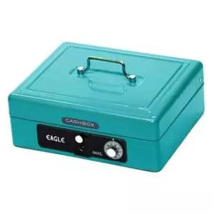 [문구] 미니수제금고 대 녹색 668L 1P 금전함 캐쉬 사무실