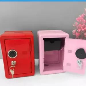 [문구] 미니저금통금고 미니 저금통 금고 소형 동전 어린이 금전관리 저축통장