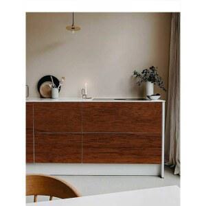 거실장 원목 시트지 월넛 필름지 시공 셀프 수납장 주방