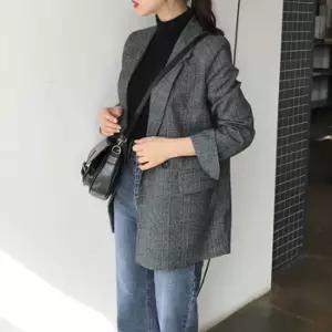 자켓 여성가을자켓 면접자켓 여자캐주얼자켓 체크마이 캐주얼