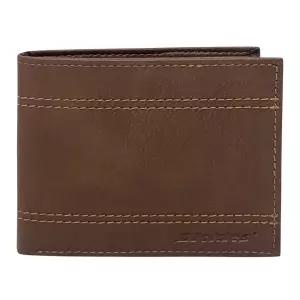 Dickies 남성용 클래식 인조 가죽 반지갑, 브라운.,