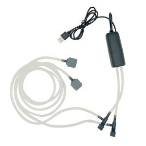 수족관 USB 산소 공기 펌프 물고기 미니 압축기 액세서리 공기량 조절 듀얼 휴대용 자동 탱크