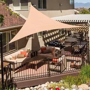 패브릭 바람막이 어닝 텐트 선쉐이드 카페그늘막 차광막 삼각 4M