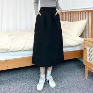 [의류] 플레어 정장스커트 스커트 미니 치마 여성스커트 롱