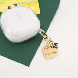 [벨프로도] 각인 키홀더 자동차키링 애견 네임텍 열쇠고리 하트팬던트