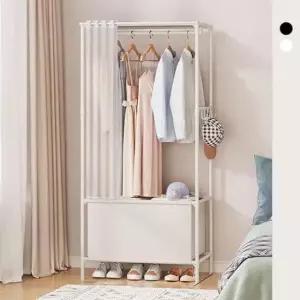 [생활] 드레스룸 간이옷장 수납행거 조립식 수납 침실 소형