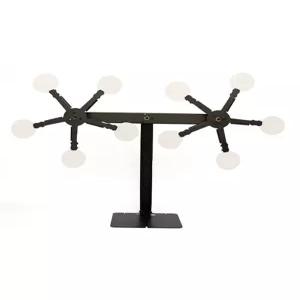 비비탄 타겟 스탠드 과녁판 조명도구 메탈 사격 연습기 실내 스틸