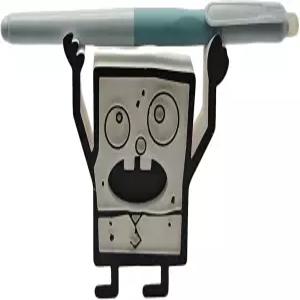 타임앤트레이브 크리에이티브 귀여운 밥 펜 홀더 보관 사무실 책상 디스플레이 장식용 스탠드