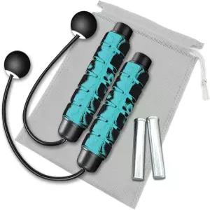 피트니스를 위한 가중 무선 줄넘기 리파이 [다양한 연령과 레벨에 적합] 복싱 MMA WOD 훈련을 로프리스 BOD