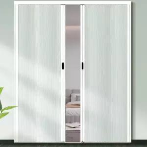 자바라 슬라이딩 도어 테두리 맞춤제작 싱글패턴