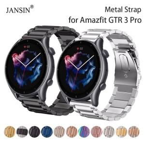 Huami Amazfit GTR 4 3 Pro 팔찌 용 22MM 시계 밴드 손목 액세서리 스테인레스 스틸 금속 스트랩