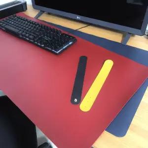 대형 학교 데스크매트 마우스패드 학원 양면 피씨방 가죽매트 80X40cm 1P