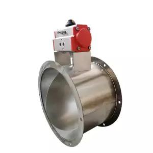 에어댐퍼 덕트용 풍량 조절 밸브 공압 전동 조절기