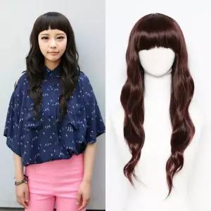 걸리쉬 롱웨이브 텍스쳐스타일 샤기컷 긴머리 긴머리가발 여자